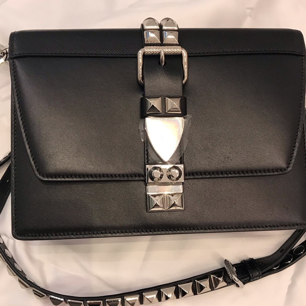 Prada Elektra calf leather bag